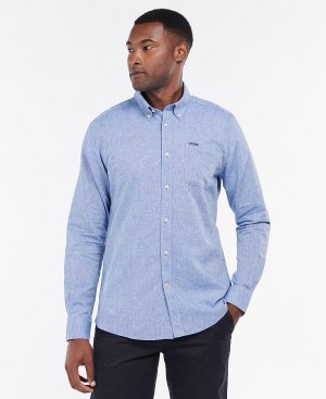 Barbour Nelson Tailored Long-sleeved Shirt ασπρα | BABO87620