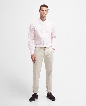Barbour Neuston Essential Chinos ασπρα | BABO88767