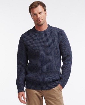 Barbour New Tyne Jumper σκουρο μπλε | BABO88553