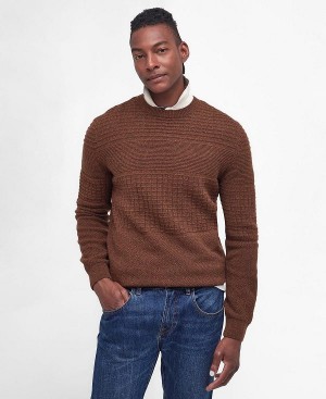 Barbour Pegswood Knitted Jumper καφε | BABO88600