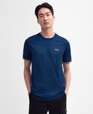 Barbour Philip Tipped T-shirt κοραλι | BABO88303