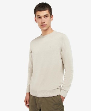 Barbour Pima Cotton Crew Neck Jumper σκουρο μπλε | BABO88499