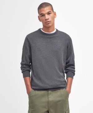 Barbour Pima Cotton Crew Neck βαθυ γκρι | BABO88581