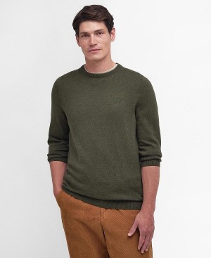 Barbour Pima Cotton Knitted Jumper πρασινο | BABO88596