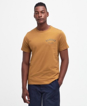 Barbour Preppy T-shirt καφε | BABO88315