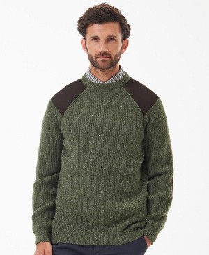 Barbour Raisthorpe Crew Neck Jumper πρασινο | BABO88564