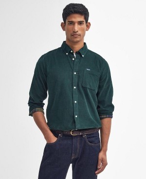 Barbour Ramsey Tailored Long-sleeved Shirt πρασινο | BABO87797