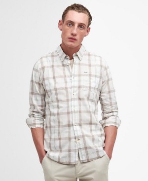 Barbour Rawley Tailored Long-sleeved Shirt ασπρα | BABO87789