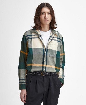 Barbour Renford Oversized Long-sleeved Tartan Shirt Πολύχρωμο | BABO87905