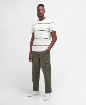 Barbour Robhill Cargo Trousers Ελιά | BABO88760