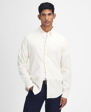 Barbour Romley Tailored Long-sleeved Shirt ασπρα | BABO87876