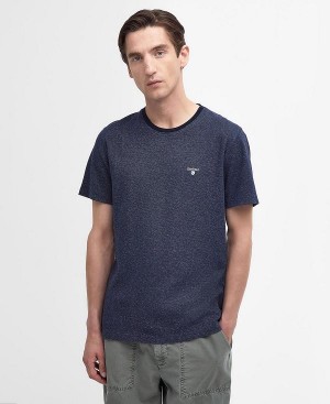 Barbour Sedhill T-shirt μπλε σκουρο | BABO88320