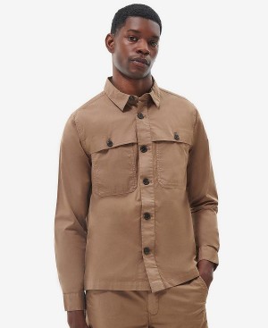 Barbour Sidlaw Overshirt καφε | BABO87611