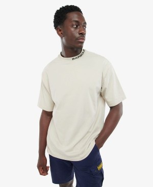 Barbour Smith Oversized T-shirt ασπρα | BABO88259
