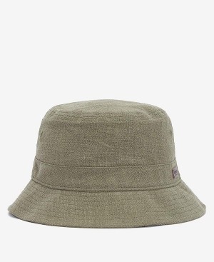 Barbour Stanhope Bucket Hat Ελιά | BABO88976