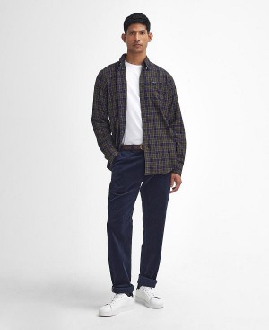 Barbour Stretch Cord Tailored Trousers σκουρο μπλε | BABO88807
