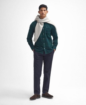 Barbour Sueded Sateen Slim Trousers σκουρο μπλε | BABO88824
