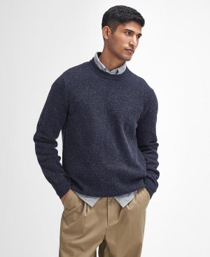 Barbour Tainsbury Crew Neck Jumper σκουρο μπλε | BABO88634