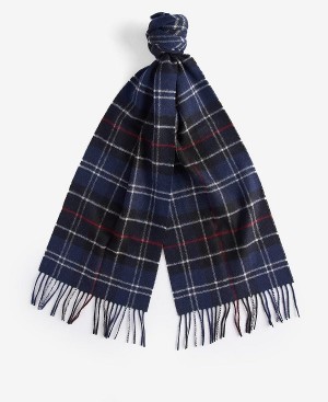 Barbour Tartan Lambswool Scarf σκουρο μπλε | BABO89086