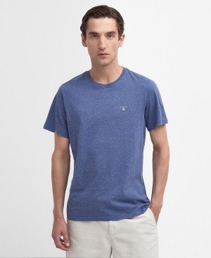 Barbour Tartan Sports T-shirt μπλε | BABO88312