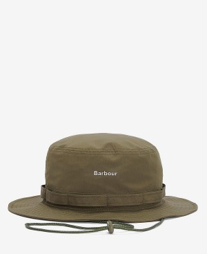 Barbour Teesdale Showerproof Bucket Hat πρασινο | BABO88973