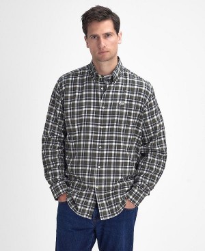 Barbour Turville Regular Long-sleeved Shirt πρασινο | BABO87894