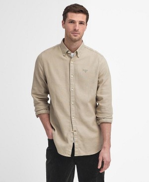 Barbour Twillbridge Tailored Long-sleeved Shirt γκρι | BABO87882