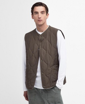 Barbour Utility Liddesdale Gilet Χακί | BABO87547