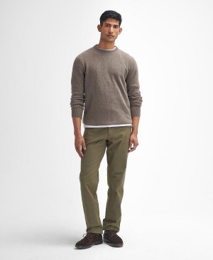 Barbour Washed Stretch Tailored Trousers πρασινο | BABO88815