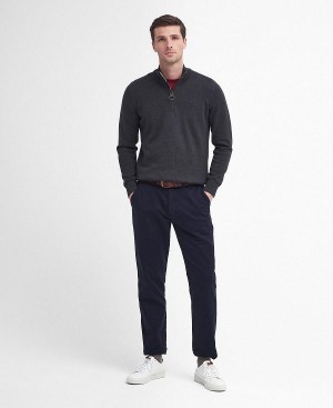 Barbour Washed Stretch Tailored Trousers σκουρο μπλε | BABO88816