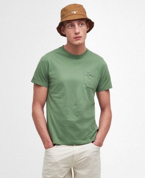 Barbour Woodchurch T-shirt πρασινο | BABO88362