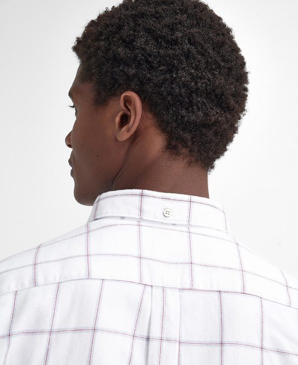 Barbour Acorn Tailored Long-sleeved Shirt ασπρα | BABO87942