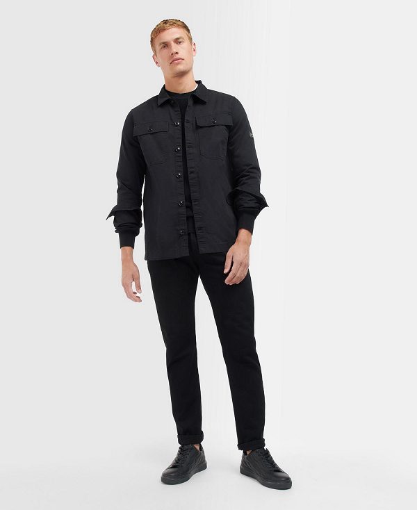 Barbour Adey Overshirt μαυρα | BABO87651