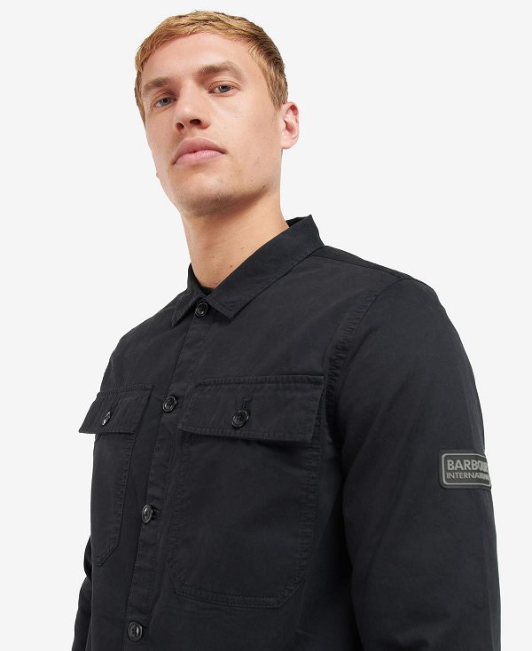 Barbour Adey Overshirt μαυρα | BABO87651