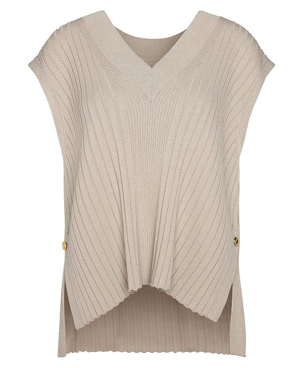 Barbour Alicia Sweater Vest Μπεζ | BABO89702