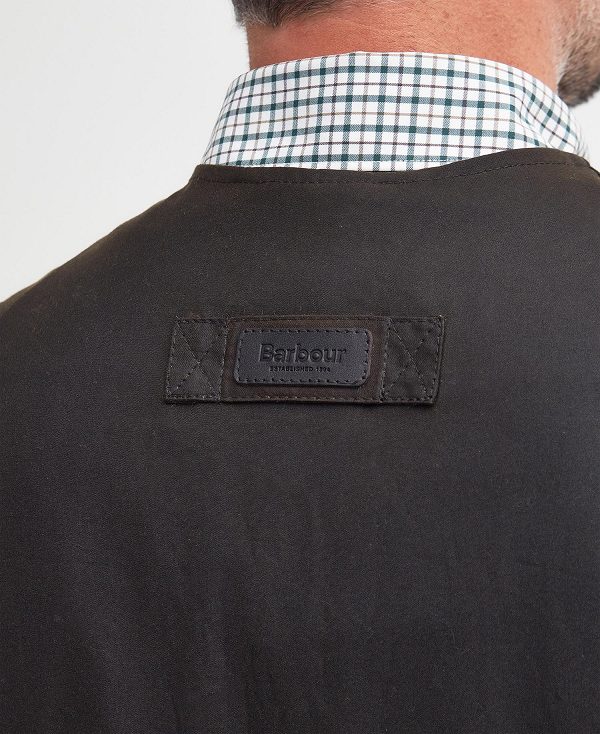 Barbour Alwinton Waxed Gilet Ελιά | BABO87545