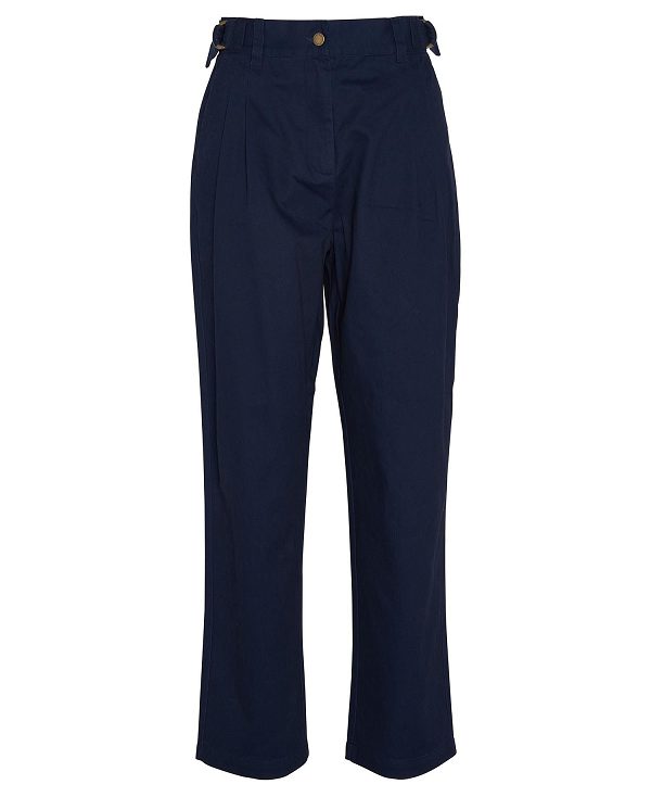 Barbour Amber Tapered Trousers σκουρο μπλε | BABO89845
