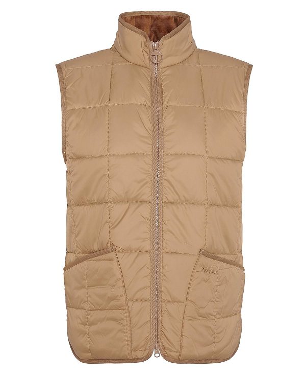 Barbour Amble Liddesdale Gilet Μπεζ | BABO87584