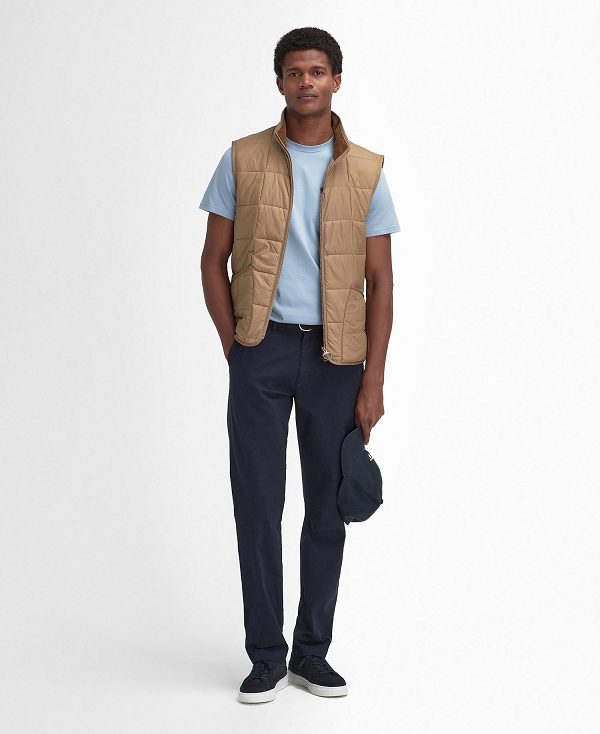Barbour Amble Liddesdale Gilet Μπεζ | BABO87584