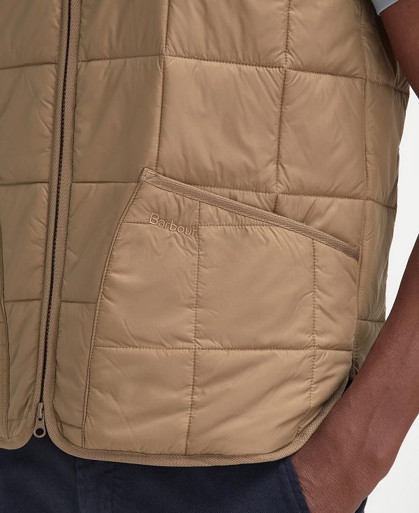 Barbour Amble Liddesdale Gilet Μπεζ | BABO87584