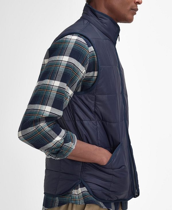 Barbour Amble Liddesdale Gilet σκουρο μπλε | BABO87583