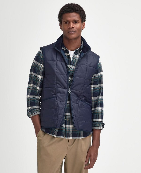 Barbour Amble Liddesdale Gilet σκουρο μπλε | BABO87583