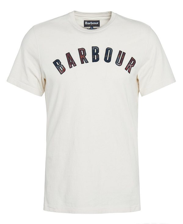 Barbour Ancroft T-shirt ασπρα | BABO88295