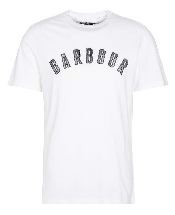 Barbour Ancroft T-shirt ασπρα | BABO88419