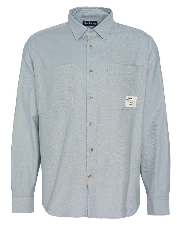 Barbour Angelo Relaxed Long-sleeved Shirt μπλε | BABO87922