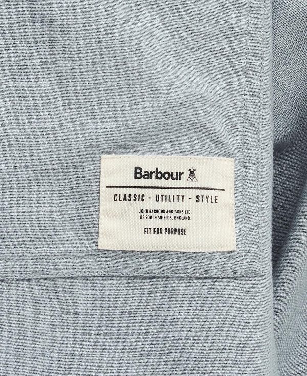 Barbour Angelo Relaxed Long-sleeved Shirt μπλε | BABO87922