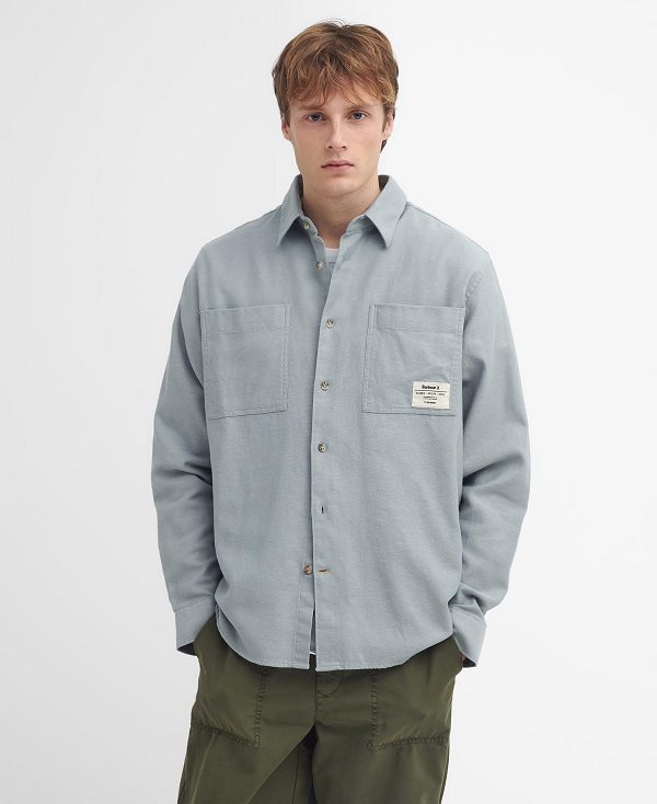 Barbour Angelo Relaxed Long-sleeved Shirt μπλε | BABO87922