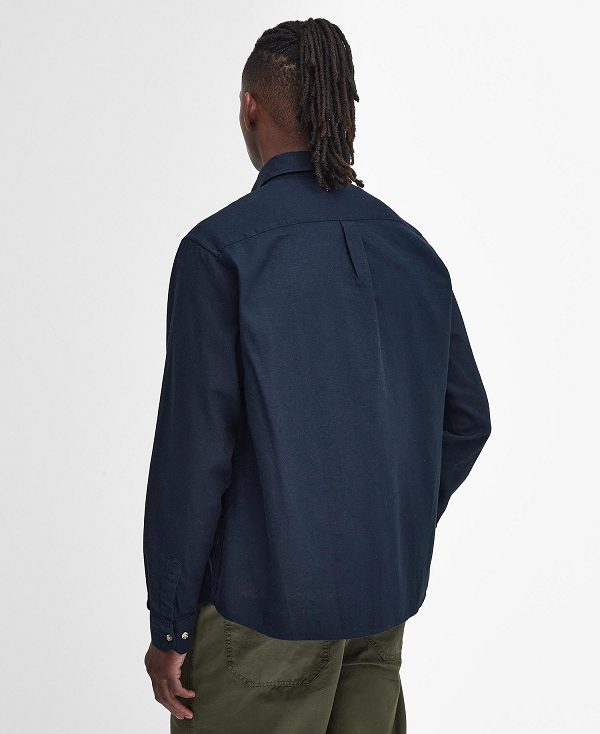 Barbour Angelo Relaxed Long-sleeved Shirt σκουρο μπλε | BABO87929