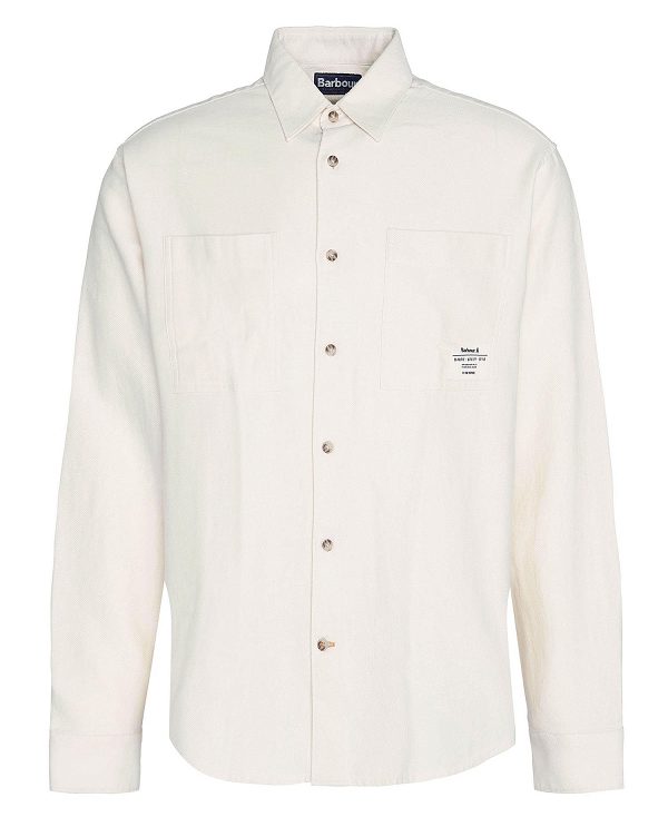 Barbour Angelo Relaxed Long-sleeved Shirt ασπρα | BABO87937