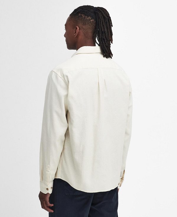 Barbour Angelo Relaxed Long-sleeved Shirt ασπρα | BABO87937